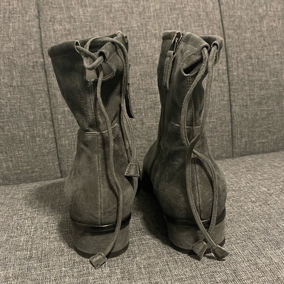 Aquatalia Lisa Weatherproof Suede Slouch Boots - Picture 5 of 9